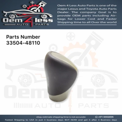 Lexus RX450h L Transmission Gear Shift Knob 2020, 2021, 2022 OEM 33504-48110 - Image 1 of 4