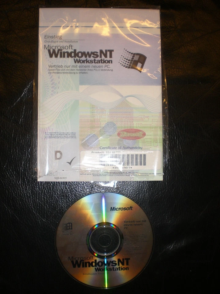 Microsoft Windows NT 4.0 Workstation - Bild 1 von 1