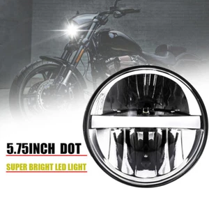 Faro LED alto/bajo de 5-3/4" 5,75" para Dyna Sportster Street Bob Dyna Plug and Play - Imagen 1 de 10