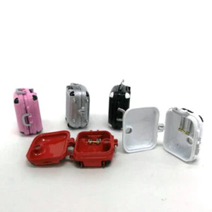 Dollhouse 1:12 Scale Miniature Travel Suitcase Trunk Out-travelling Accessories - Picture 1 of 9