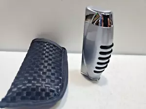 Accendino argento butano funzionante vertigo, fiamma torcia, punzone sigaro 6613/34 - Foto 1 di 11