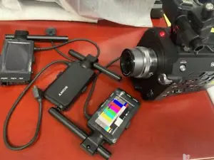 SONY PXW-FS7 PXW-FS7K LCD screen PANEL BLOCK ASSY With fixed clamping rod - Picture 1 of 5