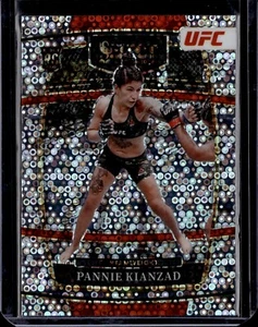 Tarjeta de novato Panini Select UFC Concourse 2022 PANNIE KIANAZAD Silver Disco #71 - Imagen 1 de 2
