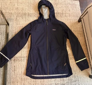 Patagonia Girls Torrentshell 3L Hooded H2N0 Rain Jacket size XL (14) - Picture 1 of 6