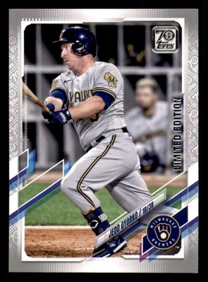 2021 Topps 70th Anniversary Limited Edition No645 Jedd Gyorko Milwaukee Brewers - Изображение 1 из 4