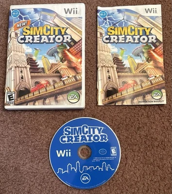 SimCity Creator, Nintendo Wii, 2008, Tested, Works CIB - Image 1 of 2