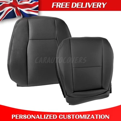 2007-2015 Fits Mercedes-Benz C-Class Driver Bottom Top Seat Cover W204 BLACK - Image 1 of 4