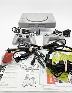 Consola PlayStation 1 sony ps1 con mandos completa probada lista para jugar - Imagen 1 de 16