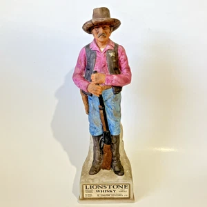 Lionstone Whiskey Decanter Porcelain Vintage 14" Sheriff 1969 - Picture 1 of 9