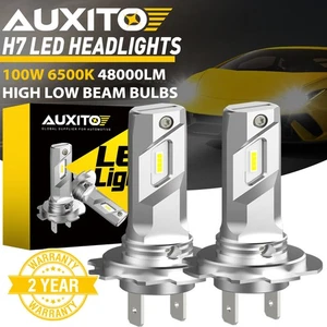 Kit de conversión de faros bombilla LED AUXITO H7 22000LM 60W brillante 6500K blanco frío - Imagen 1 de 11