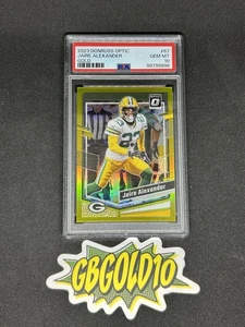 2023 Donruss Optic Jaire Alexander Gold Prizm #2/10 Packers PSA 10 - Picture 1 of 2