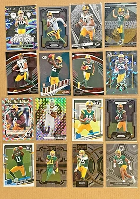 Lote de 32 tarjetas Green Bay Packers - Jordan Love - Matthew Golden RC - Jacobs y más Foto 1 de 2