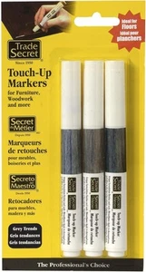 Trio Touch-Up Furniture Repair Markers (Grey Trends), Covers Nicks and Scratches - Picture 1 of 5