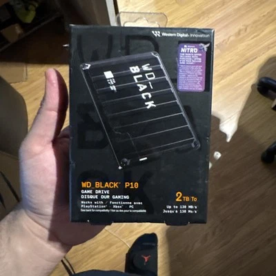 WD_BLACK 2TB P10 Game Drive Portable External Hard Drive HDD-WDBA2W0020BBK-WES1 - Image 1 of 2