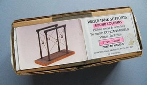 Duncan Models Weißmetall 7 mm O/O-16,5 Gauge Kit Wassertank runde Stützen - Bild 1 von 2
