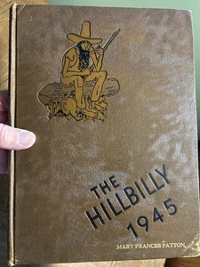 1945 Yearbook THE HILLBILLY Lee Edwards High School Asheville North Carolina - Picture 1 of 15