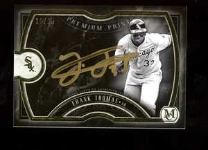 2019 Topps Museum Collection Premium Prints Frank Thomas GOLD INK AUTO /25 - Picture 1 of 2