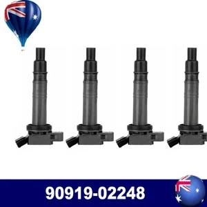 4*Ignition Coil For Toyota Camry Hiace Hilux Prado Tarago Lexus RAV4 90919-02248 - Picture 1 of 10