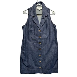 NWOT Tuckernuck Pomander Place Denim Sleeveless Micah Dress Medium - Picture 1 of 9