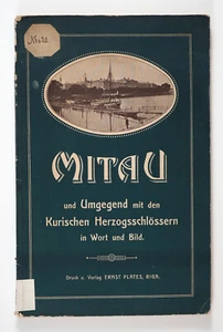 1913 Imperial Russian MITAU JELGAVA Sights Illustrated Book Riga Latvia publish - Imagen 1 de 12