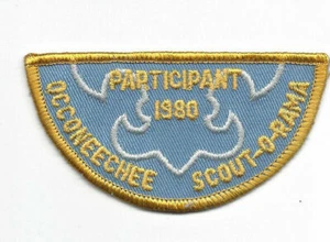 Occoneechee Council 1980 Scout-O-Rama Participant Yellow bdr. [OTT204] - Picture 1 of 1