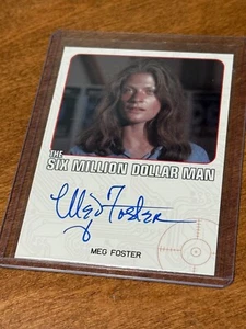 THE COMPLETE BIONIC COLLECTION MEG FOSTER AUTOGRAPH SIX MILLION DOLLAR MAN - Picture 1 of 1