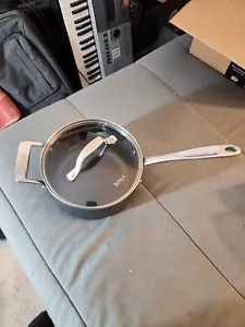 Pentola Padella Salsa Tutto Rivestito 2,5 Qt Doppio Manico Antiaderente Alluminio Anodizzato Senza Coperchio - Foto 1 di 8