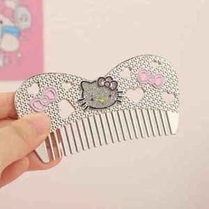 Peine de pelo de gatito de anime lindo peine de maquillaje herramientas de peluquería de dibujos animados - Imagen 1 de 15