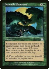 Kamahl's Summons x4 Onslaught MtG NM pack fresh