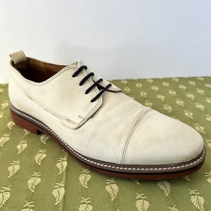Mr. B's for Aldo Sz US 10 UK 43 Cream Mens Premium Gentlemens Boutique Cap Toe - Picture 1 of 11