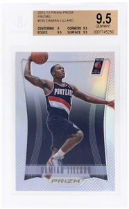 Damian Lillard 2012-13 Panini Prizm Silver SSP RC Rookie #245 BGS 9.5 gemma come nuovo! - Foto 1 di 2