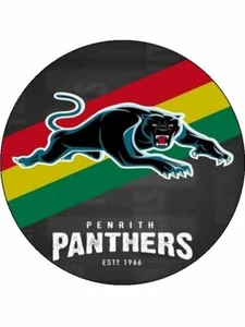 Panthers Rugby Cake Toppers Edible Icing Birthday Cake Decorations (3 Sizes) - Picture 1 of 6