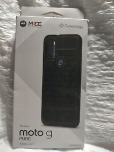 Motorola Moto G Pure Case | Caseology [Parallax] Cover - Matte Black