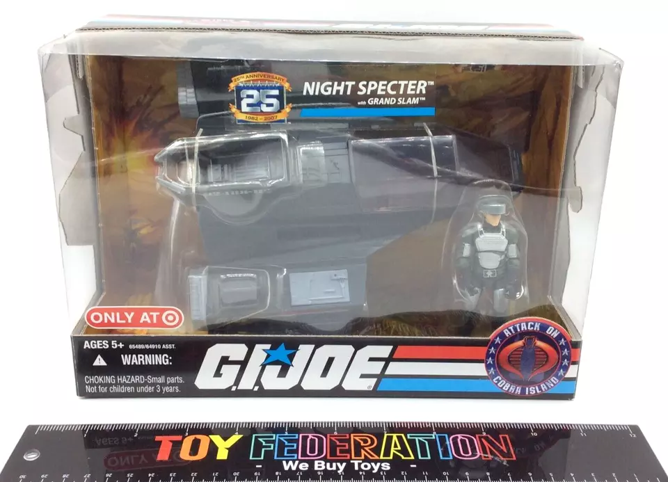 Hasbro G.I. Joe 25 Aniversario ESPECTRO NOCTURNO CON GRAND SLAM Objetivo Exclusivo Foto 1 de 4
