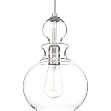 Progress Lighting Staunton Collection 1-Light Brushed Nickel Pendant