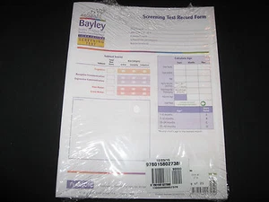 Bayley Scales of Infant and Toddler Development Screening Test Record Pk 25 New - Picture 1 of 2