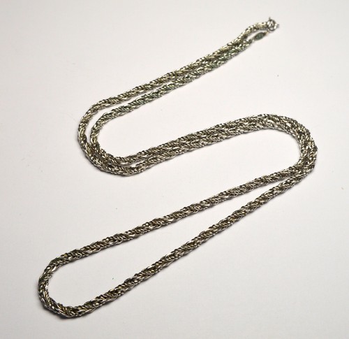 COLLANA CATENA PLACCATA ARGENTO VINTAGE 1974 GROSSE BY DIOR MAKER