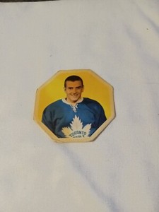 1963-64 York Peanut Butter Dave Keon #6 HOF