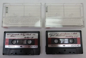 SONY UCX-S 90 Type II Cr O2 Position Audio Tape Cassette 2 Stück bespielt, Rar - Bild 1 von 11