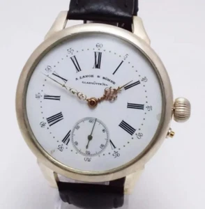 A. LANGE & SOHNE GLASHUTTE 3 CLASS 1920 Antique German Mechanical Wrist Watch - Picture 1 of 13