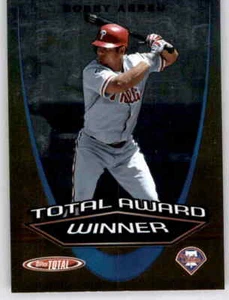 2005 Topps Total Award Winner Bobby Abreu Foil Insert MLB PWE Phillies #19 - Picture 1 of 2