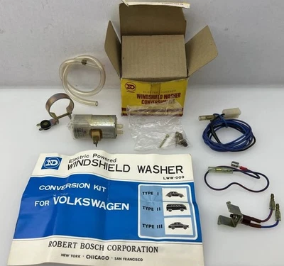 Volkswagen Windshield Washer Conversion Kit Nippondenso Japan Type 1, 2 & 3 VW - Image 1 of 4