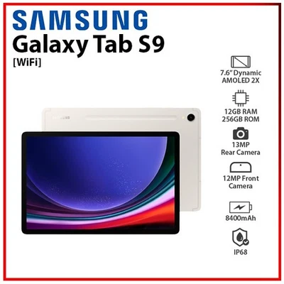 NEW Samsung Galaxy Tab S9 BEIGE 12GB+256GB Octa Core Android PC Tablet (Wi-Fi) - Bild 1 von 4