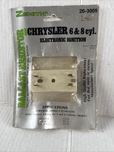 Ballast Resistor 4 prong Zenith Chrysler 6 & 8 Cyl Electronic Ignition 20-3005 - Picture 1 of 6