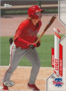 Bryson Stott 2020 Topps Pro Debut #PD-37 Philadelphia Phillies - Bild 1 von 2