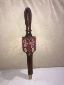 VINTAGE 1970, 80'S OLD MILWAUKEE LIGHT BEER KEG TAP WOOD HANDLE, 12" BAR MANCAVE - Picture 1 of 5