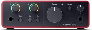 Focusrite Scarlett Solo 4th Gen USB Audio Interface, for the Guitarist,... - Picture 1 of 7