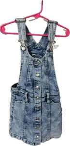 Unbranded XS Toddler Size Overall Dress Denim - Picture 1 of 3