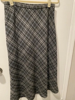 Charter Club 格子灰色长裙 8 — 第 1/4 张图片