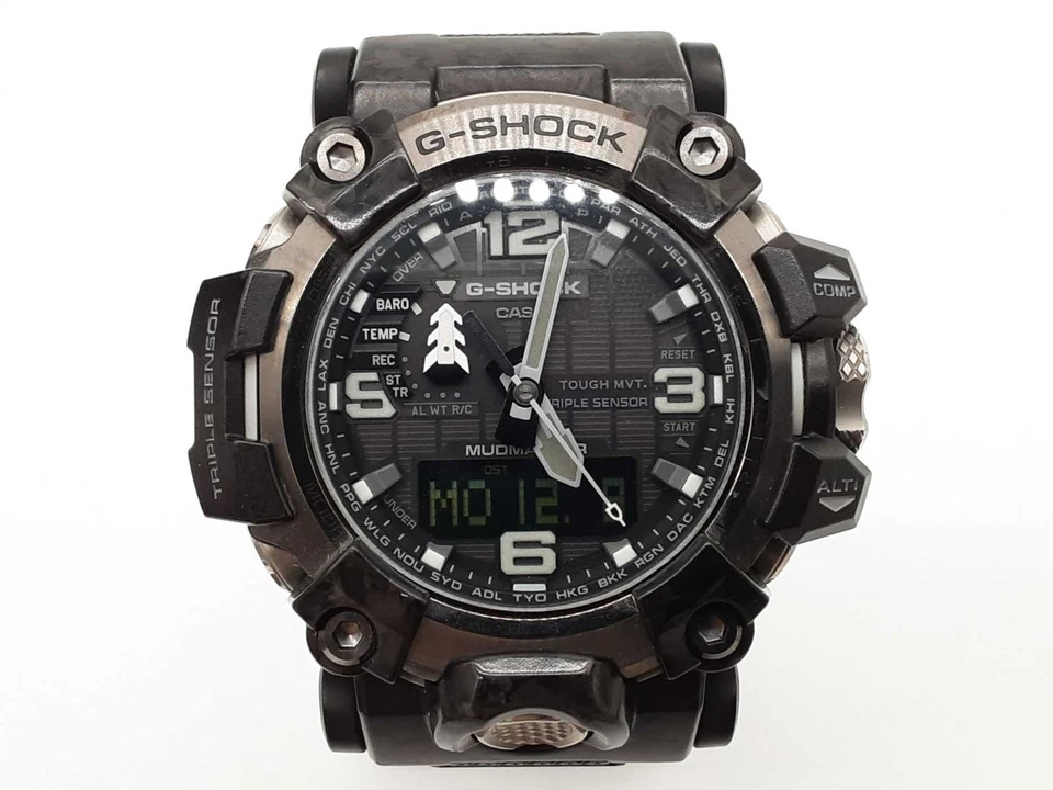Casio Gwg-2000 G-shock Mudmaster Black Analog Digital Quartz Watch Do1025orxde - Image 1 of 4
